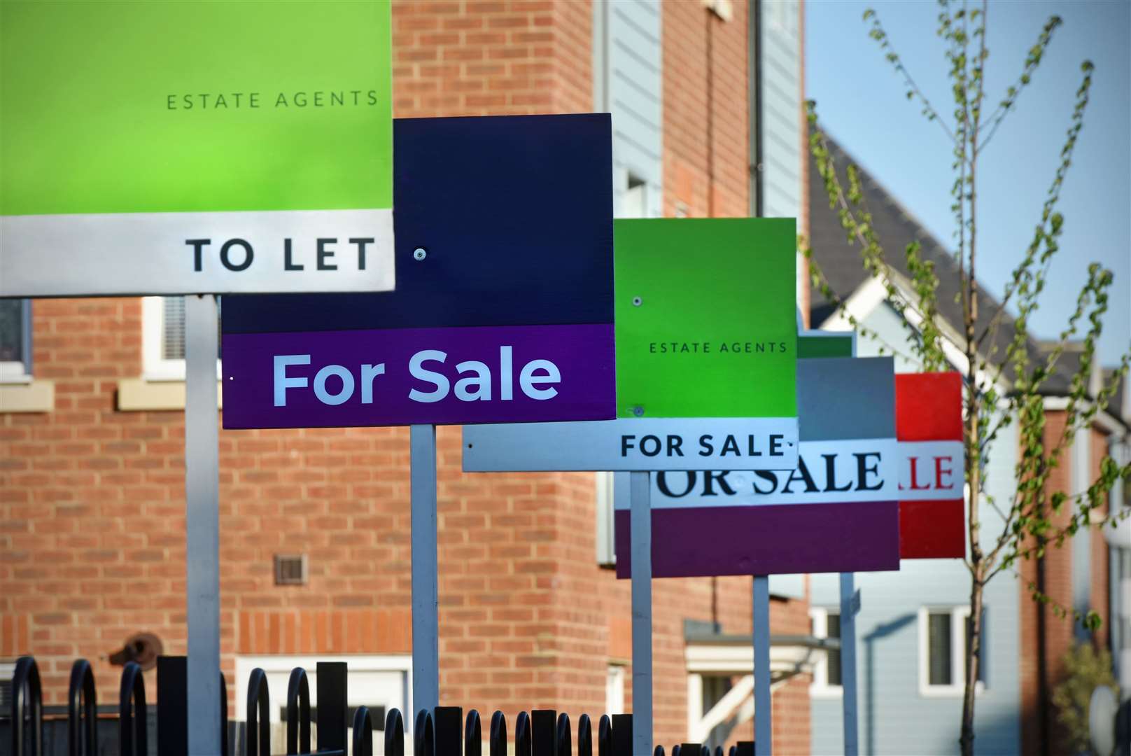 The victim was buying a house when she was targeted. Stock picture