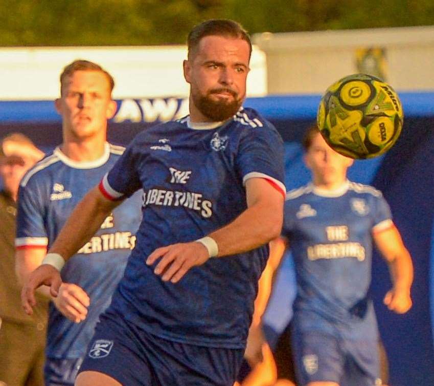 Margate player-manager Ben Greenhalgh - is looking ahead to the start of their season this weekend. Picture: Stuart Watson