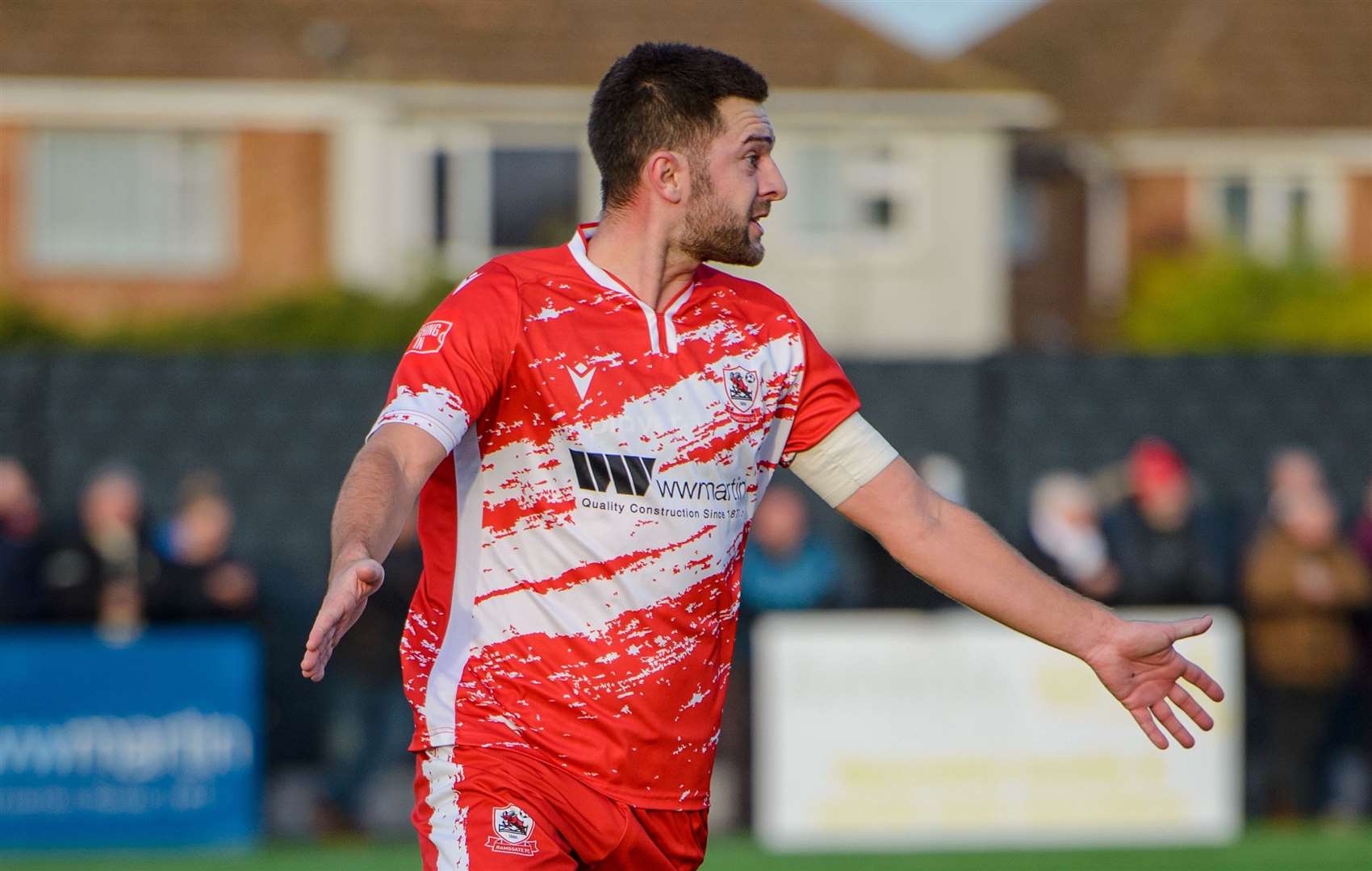 Midfielder Michael West is hoping to inspire a promotion push at Whitstable after leaving Ramsgate. Picture: Stuart Watson