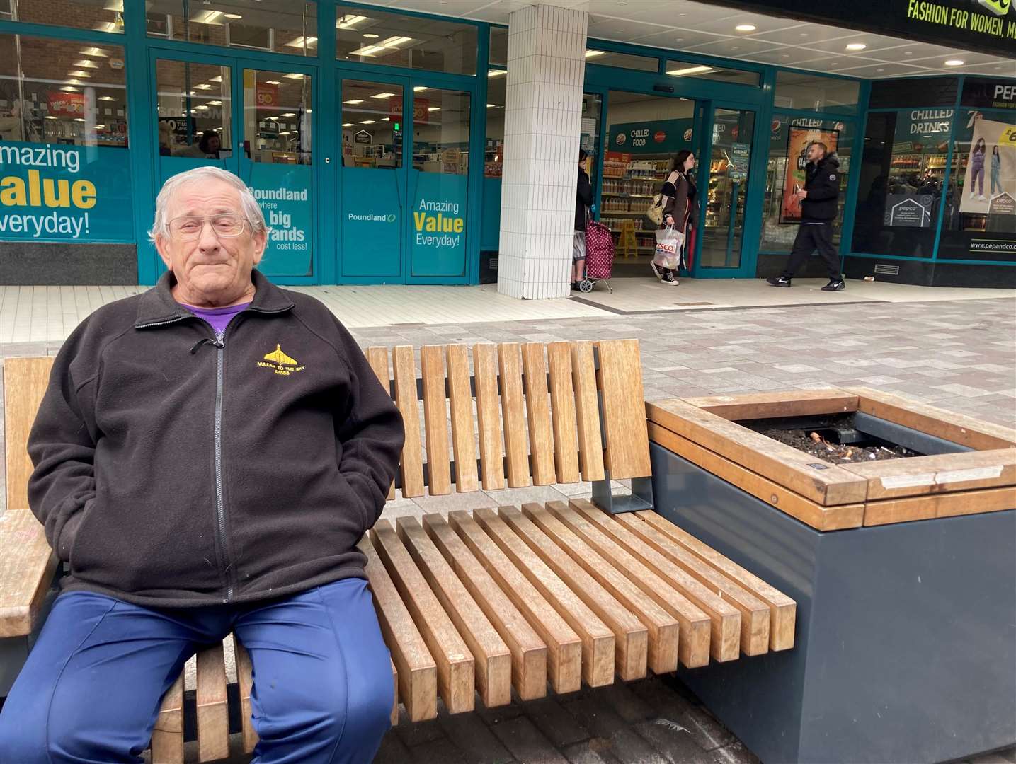 Canterbury resident John Shilling said fines for dropping cigarette butts in planters along St George's Street should not be rescinded