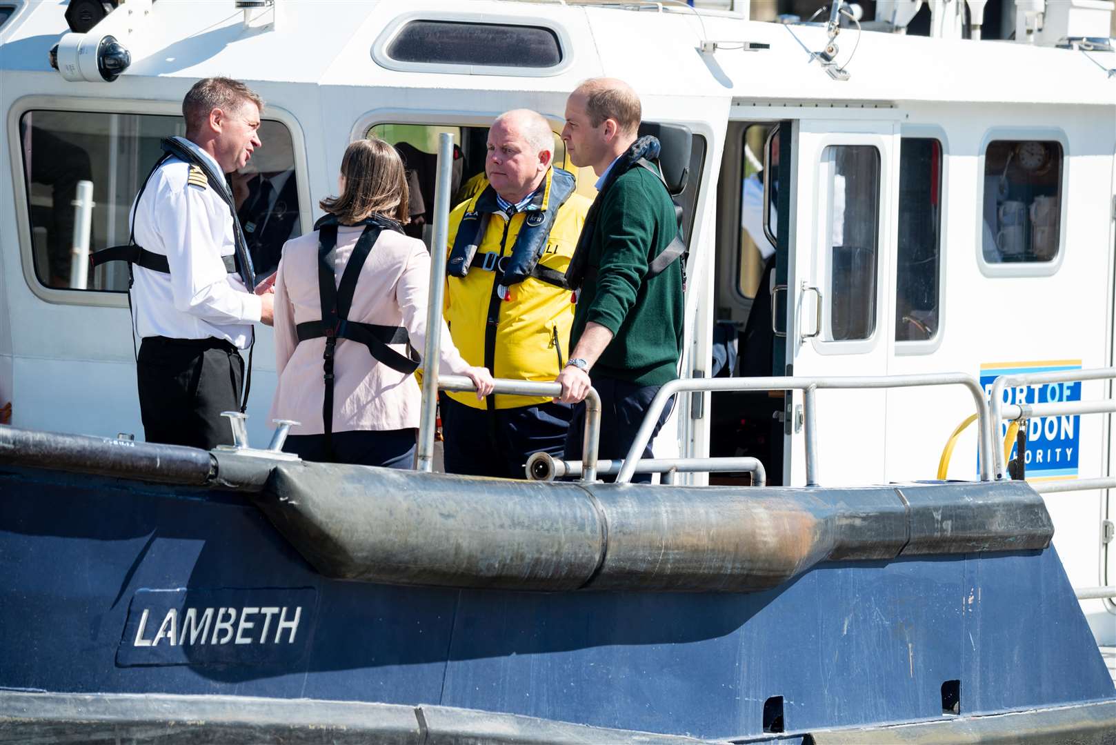 The project Mark led was praised by Prince William when it was launched last May. Picture: Port of London Authority