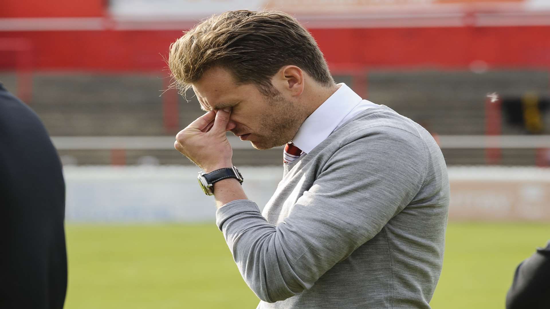 Ebbsfleet United manager Daryl McMahon Picture: Andy Payton