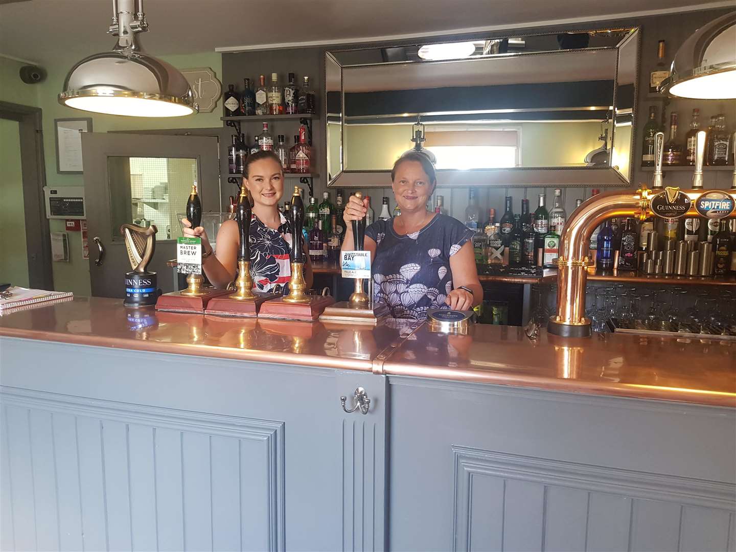 Becky and Debbie Leach are now running the Plough in Langley