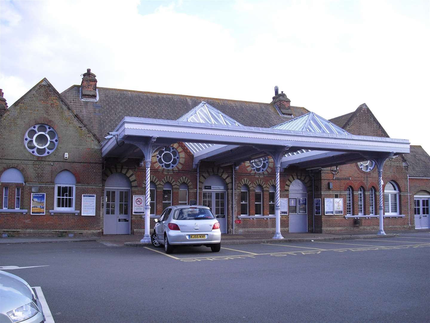 The incident happened at a bus stop outside Herne Bay railway station