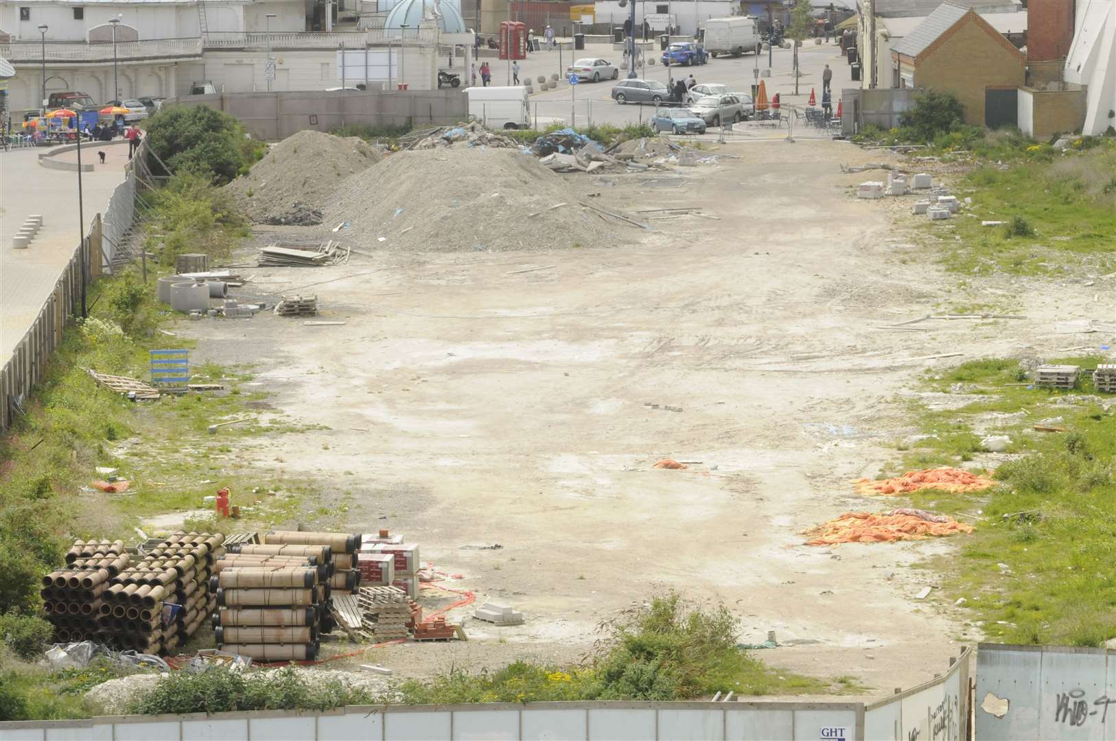 The old Pleasurama site in Ramsgate in 2009, destined for the 'Royal Sands' development