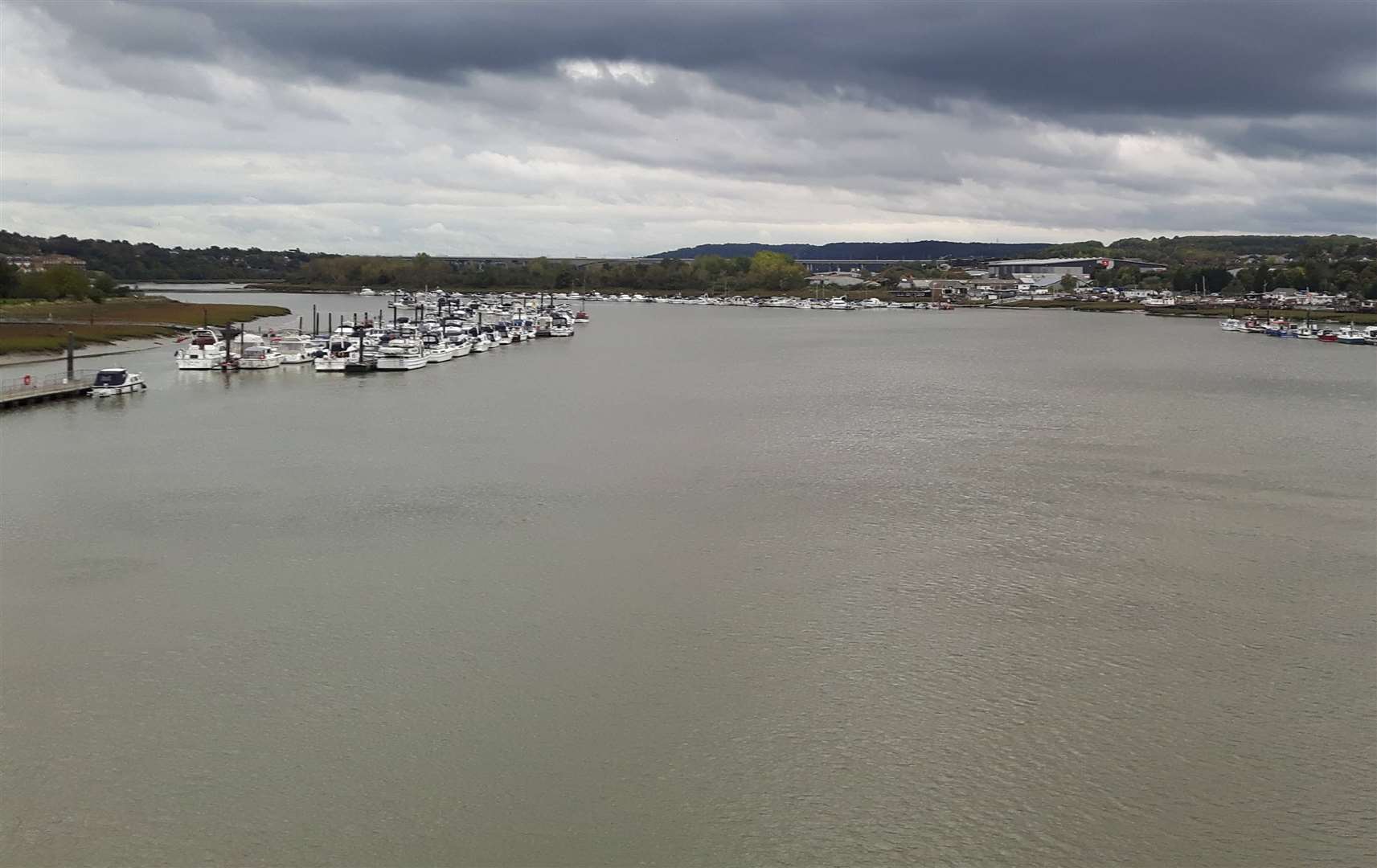 A man has reportedly fallen in the River Medway near Rochester