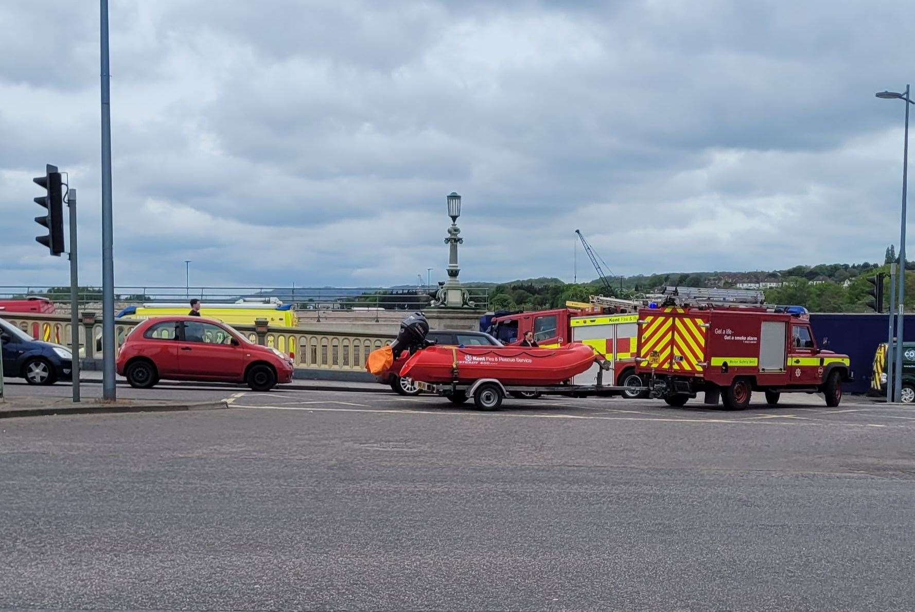 Rochester Bridge has been closed. Picture: Jessica Richardson