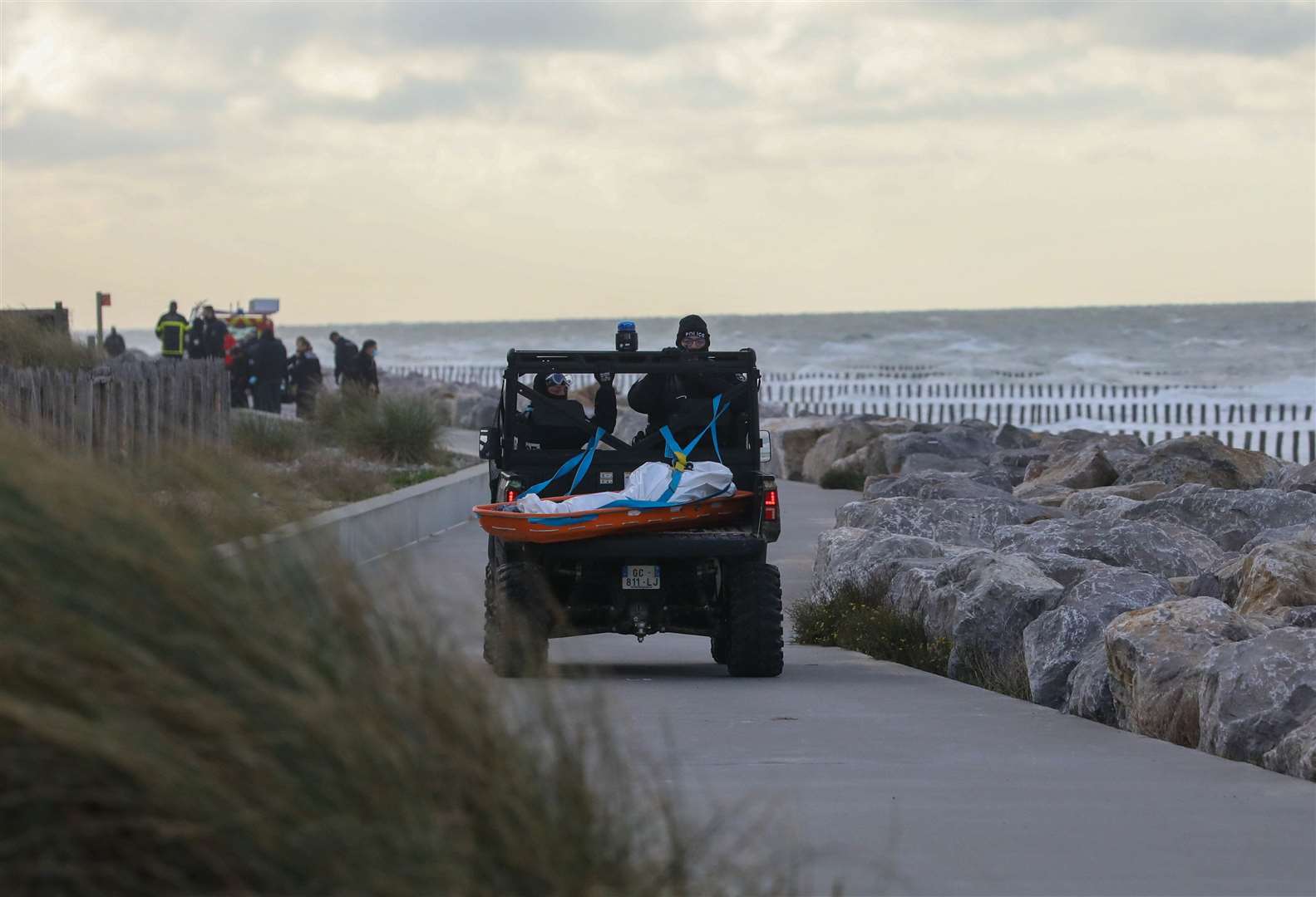 Her comments come a year after 32 people died trying to cross the Channel. Picture: UKNIP