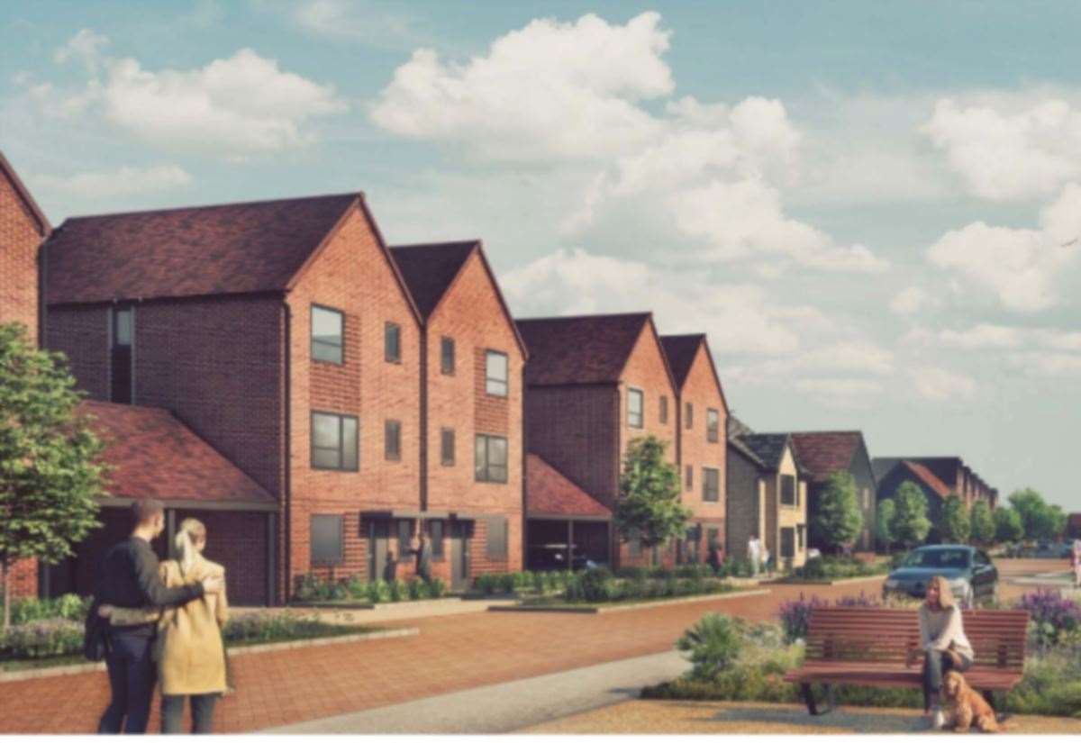 How the developer thinks the new homes at Willow Park will look