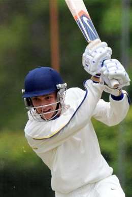 Sandwich Town batsman Ryan Davies