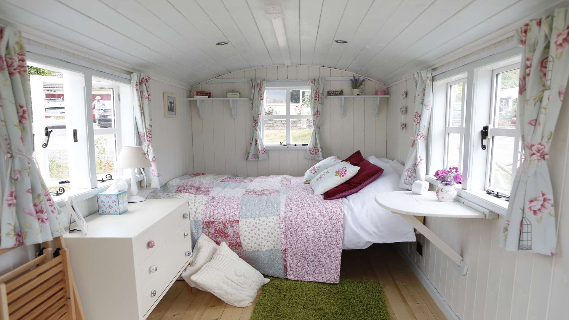 The Shepherd Hut "Pamela" at Kits Coty Glamping