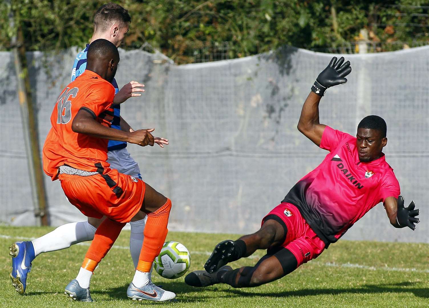 Lordswood take on Sheppey in last season's FA Vase. Picture: Sean Aidan