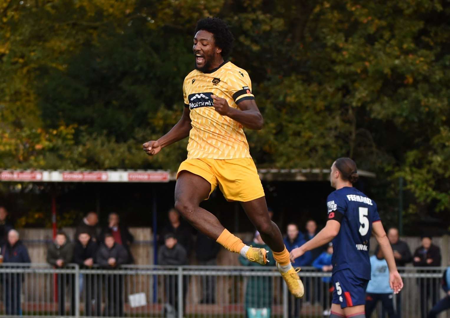 Devonte Aransibia has returned to Tonbridge. Picture: Steve Terrell