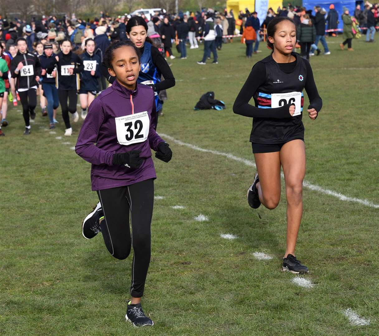 Year 7 Arianna Temmerman representing Bromley. Picture: Simon Hildrew