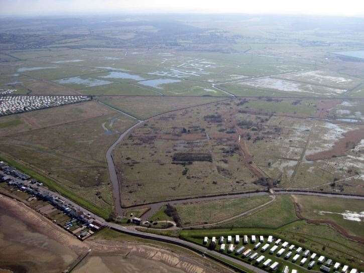 The Seasalter Levels are a protected RSPB nature reserve. Photo: Rolf Williams