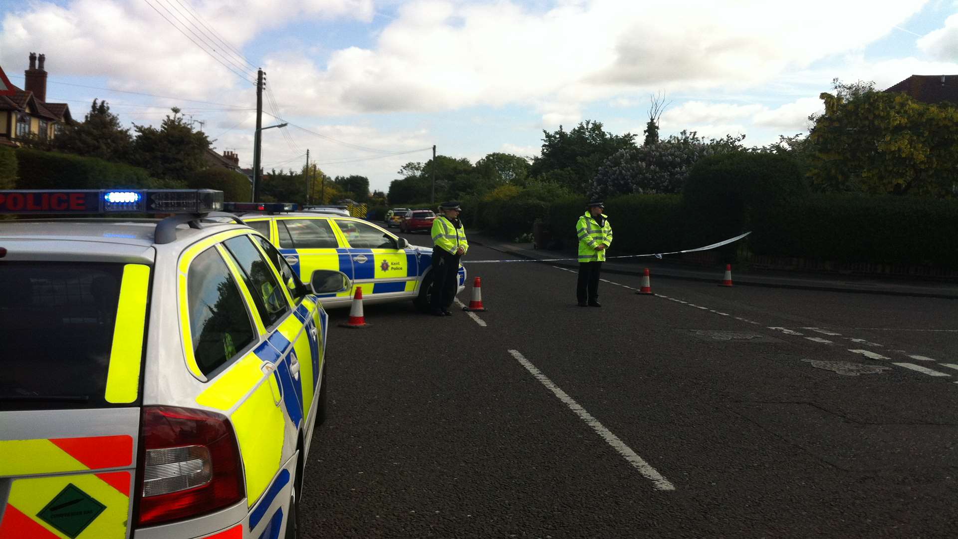 Police have closed Berengrave Lane