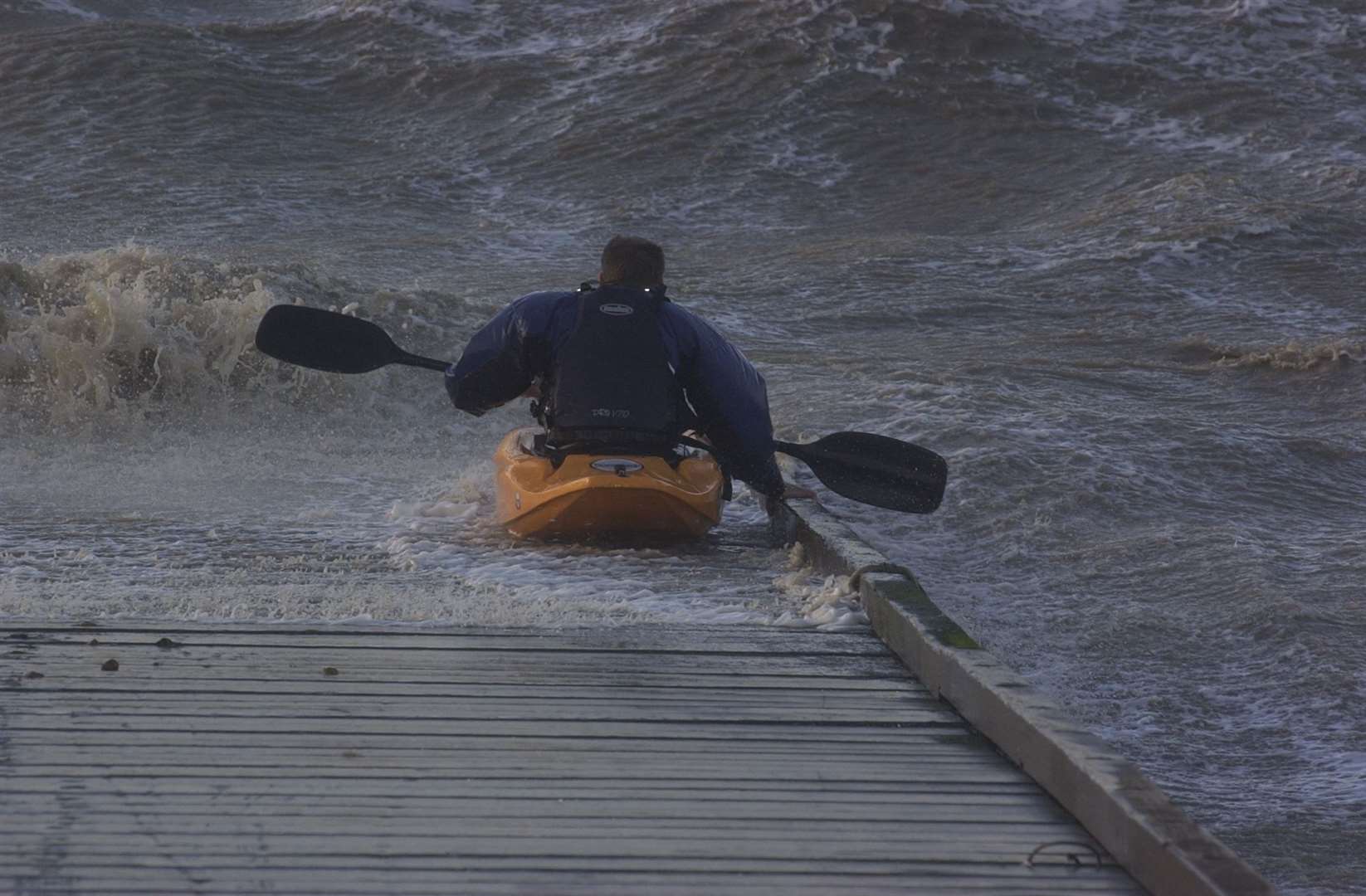 The launch ramps are used by all kinds of water craft users