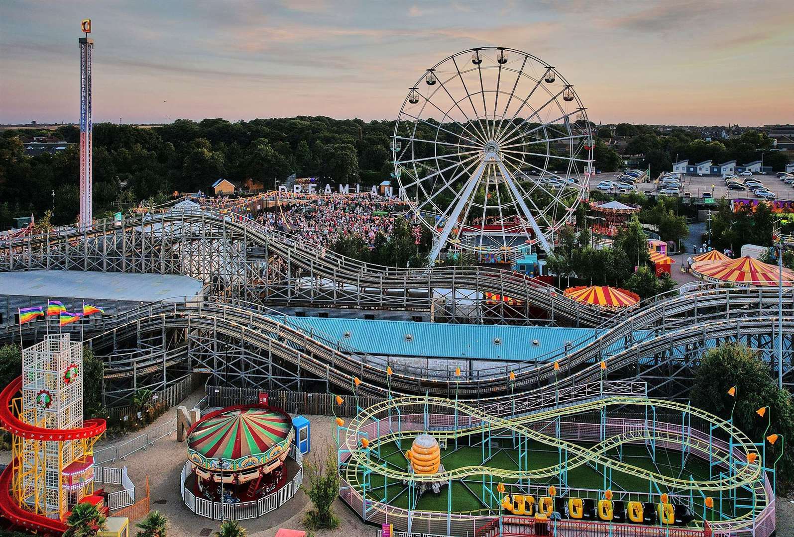 Dreamland is investigating the damage to the historic rollercoaster. Picture: Dreamland