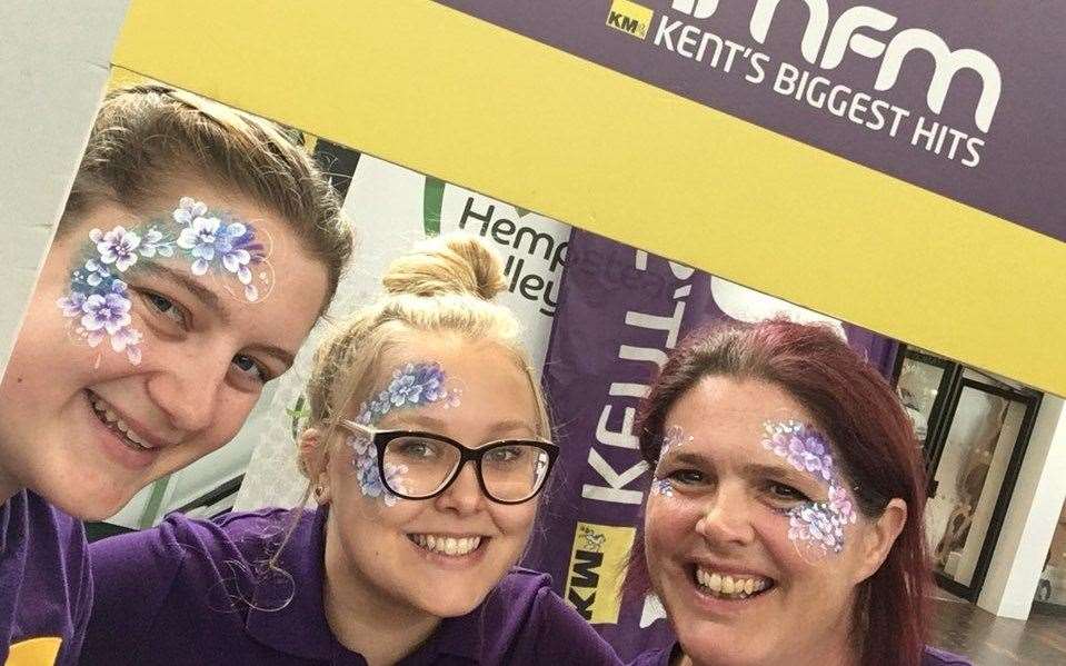 kmfm Street Team at Hempstead Valley for the half term activities