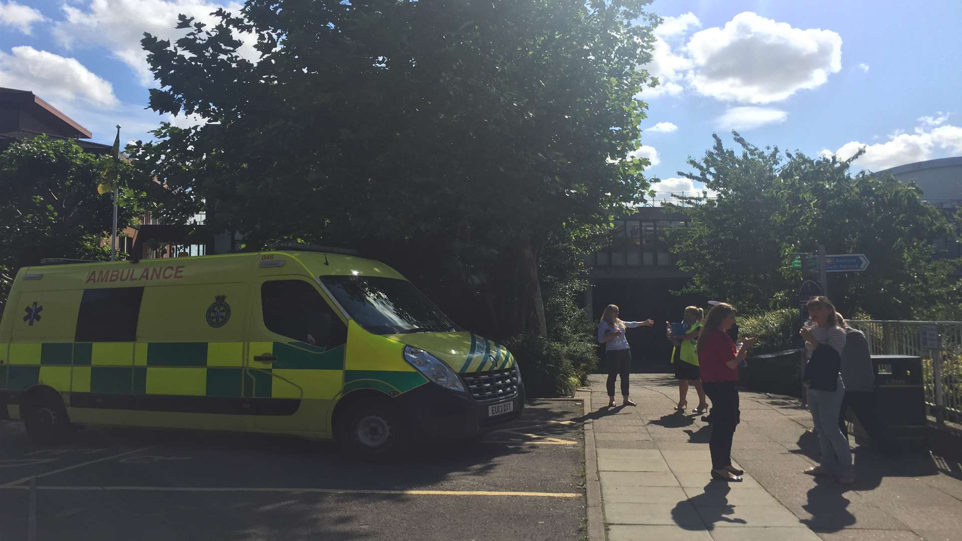 The Stour Centre has been cordoned off