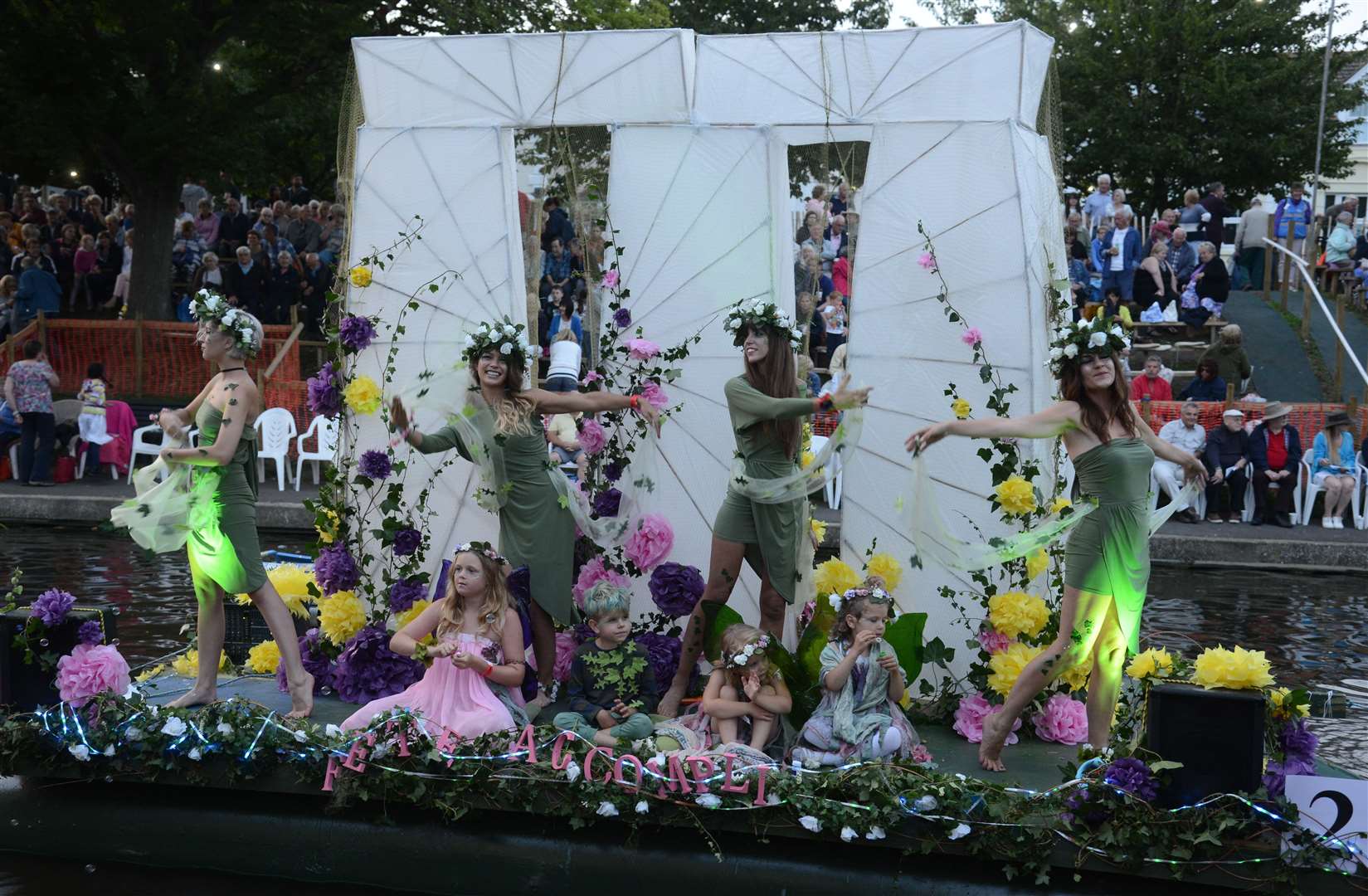 A float at a previous Venetian Fete in Hythe in 2017. Picture: Gary Browne