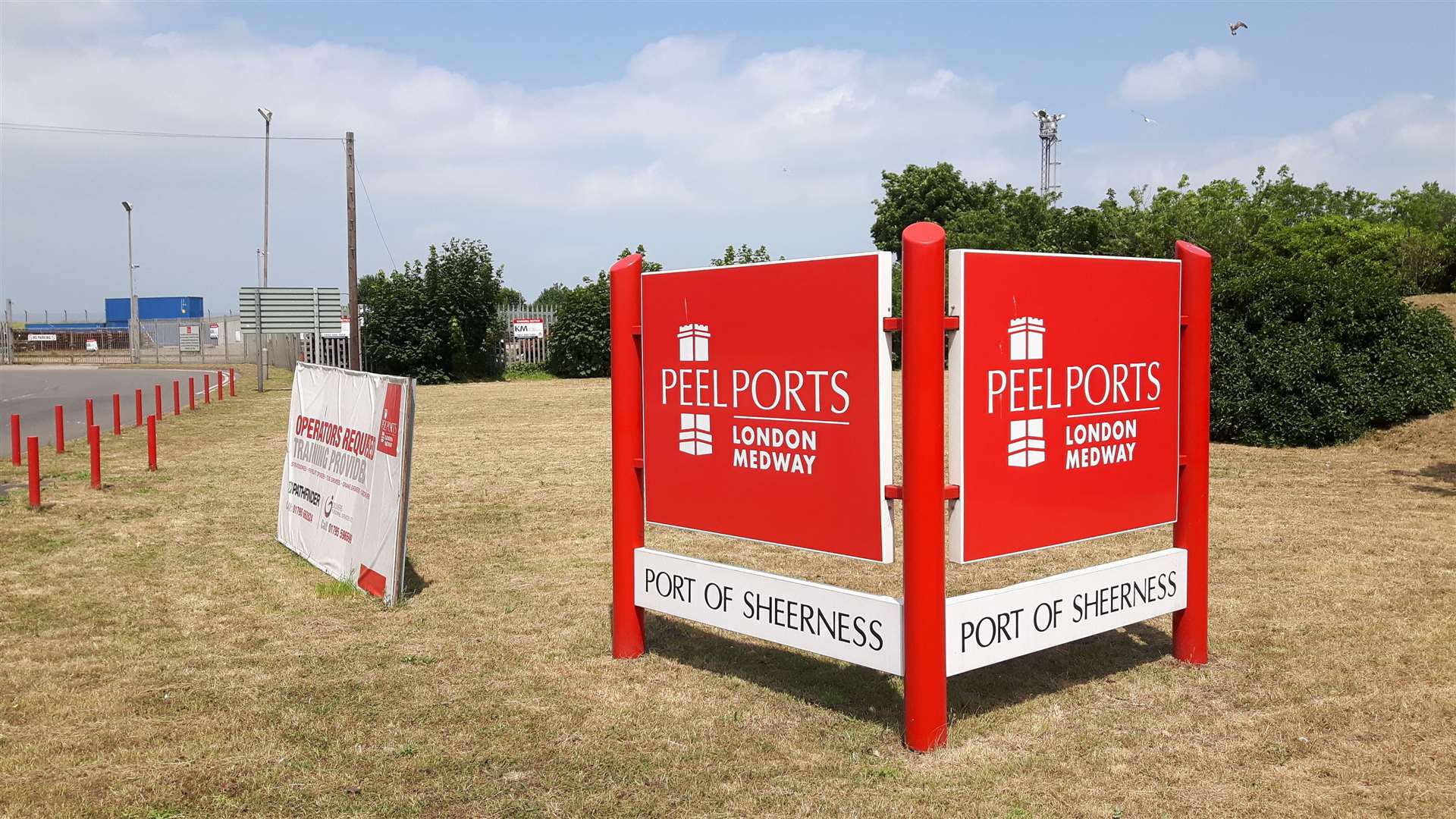 Entrance to Sheerness docks