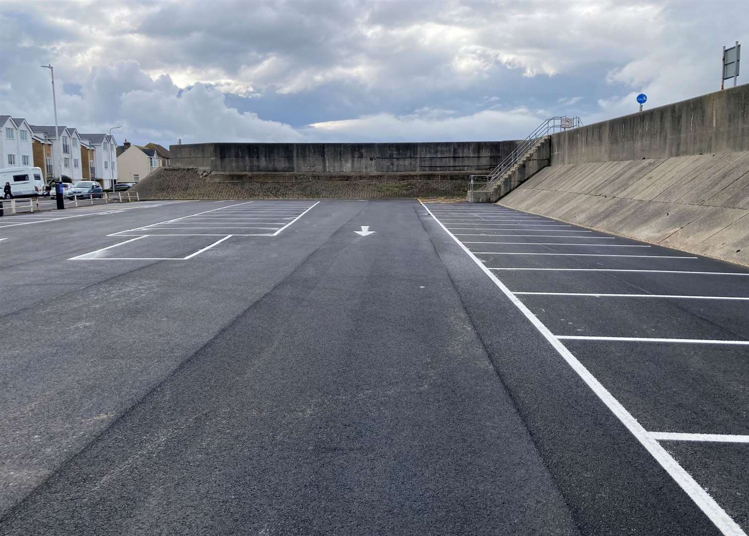 Resurfacing work and the installation of a new pay machine is now complete at the Sheerness car park. Picture: John Nurden