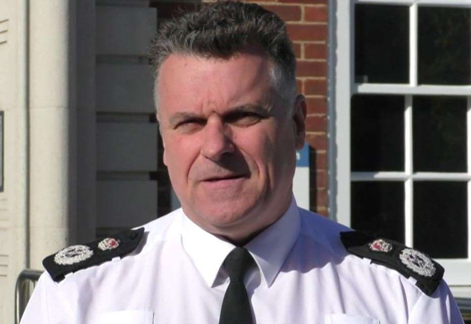 Kent Police's Chief Constable, Alan Pughsley