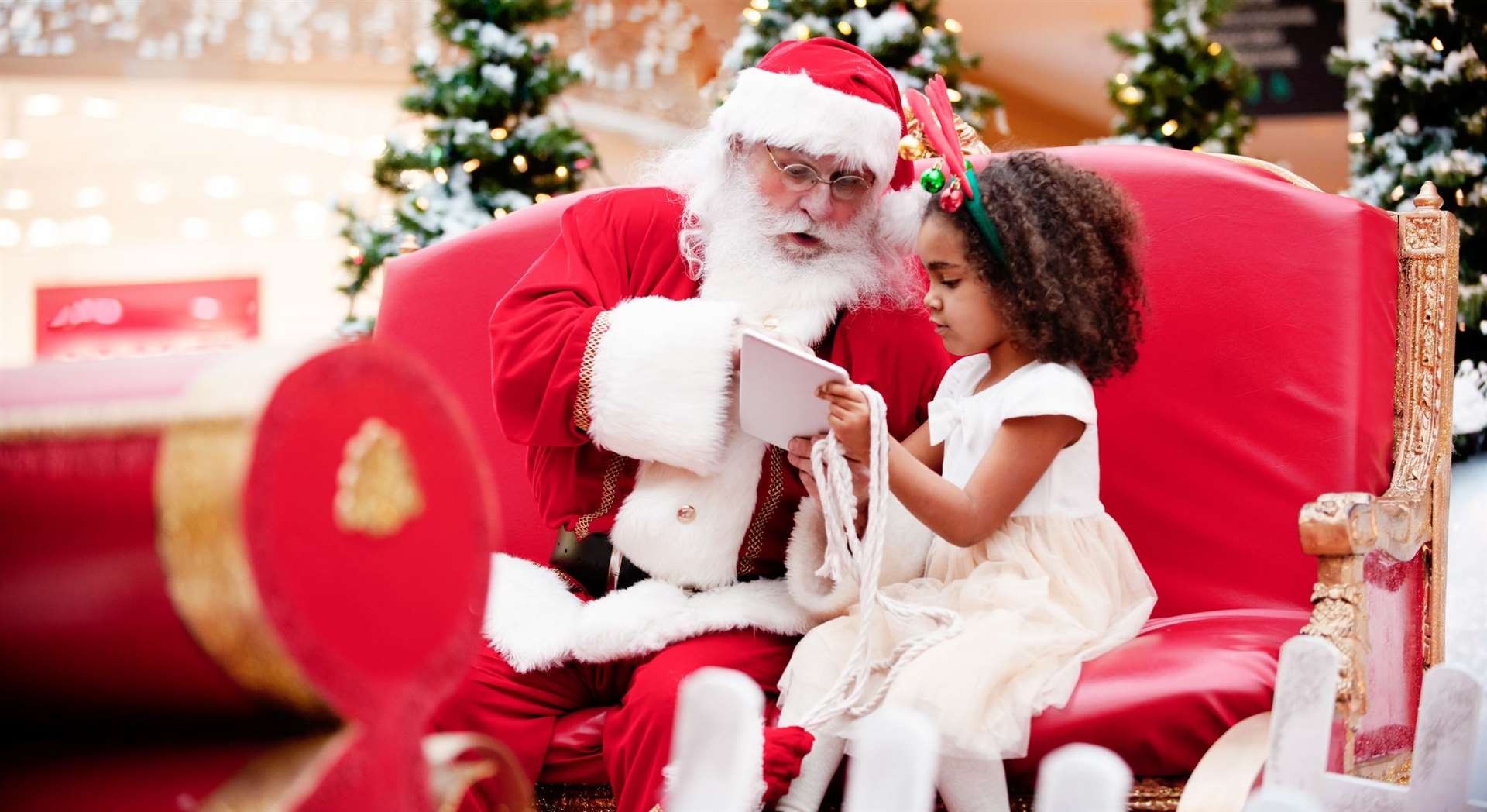 Make sure you get a photo of your children meeting Father Christmas. Picture: iStock