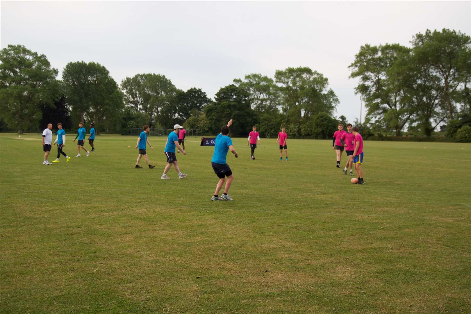 The charity match raised more than £4,000 for Cancer Research UK