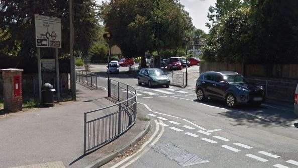 The crossing in St Stephen's Road, Canterbury, where the accident happened (26830189)