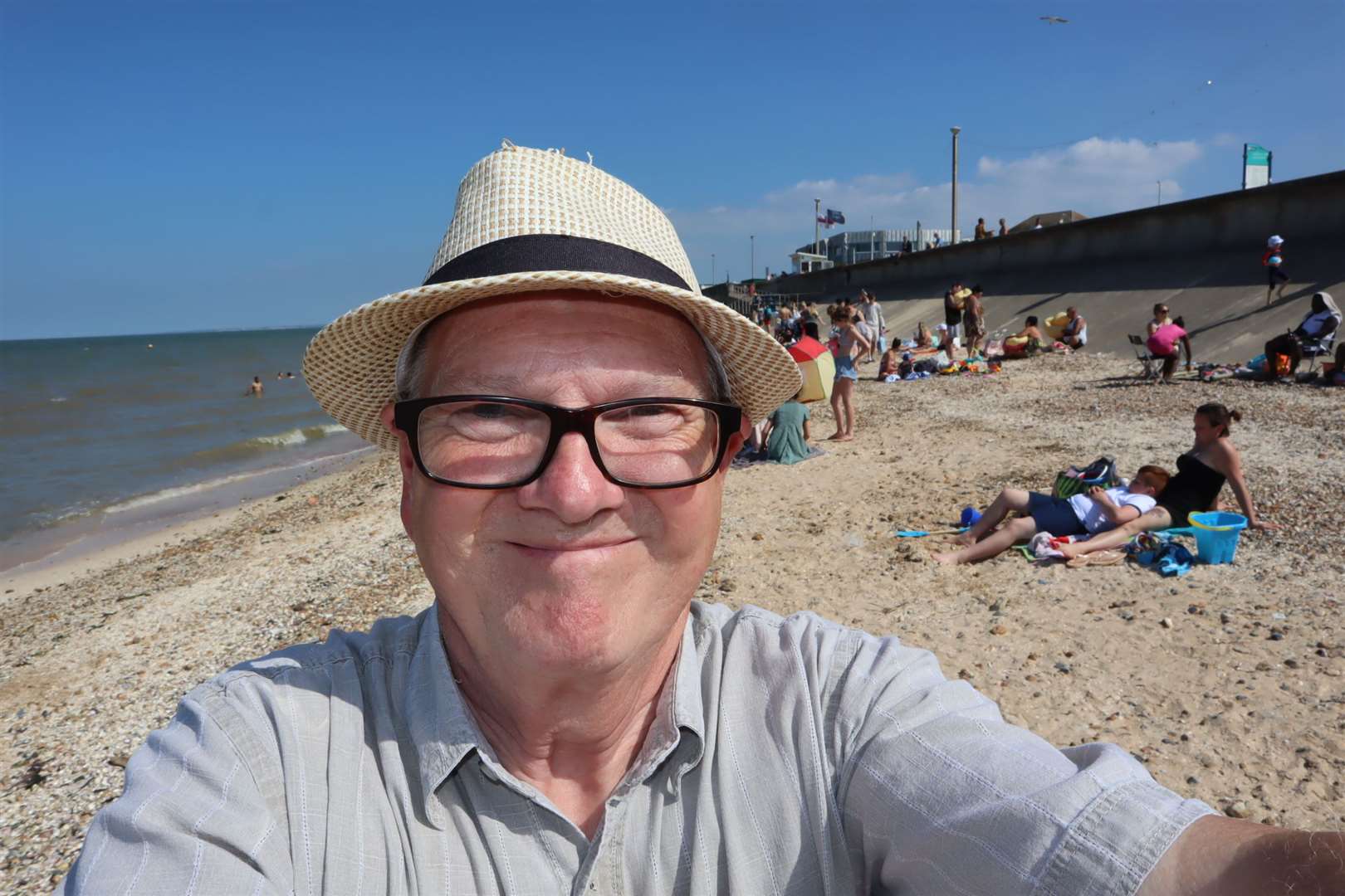 Reporter John Nurden on the Isle of Sheppey. Picture: John Nurden