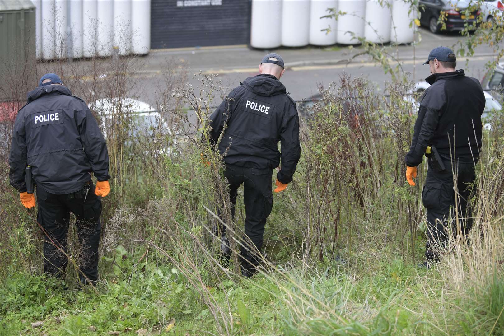 Three people have now been arrested. Picture: Barry Goodwin