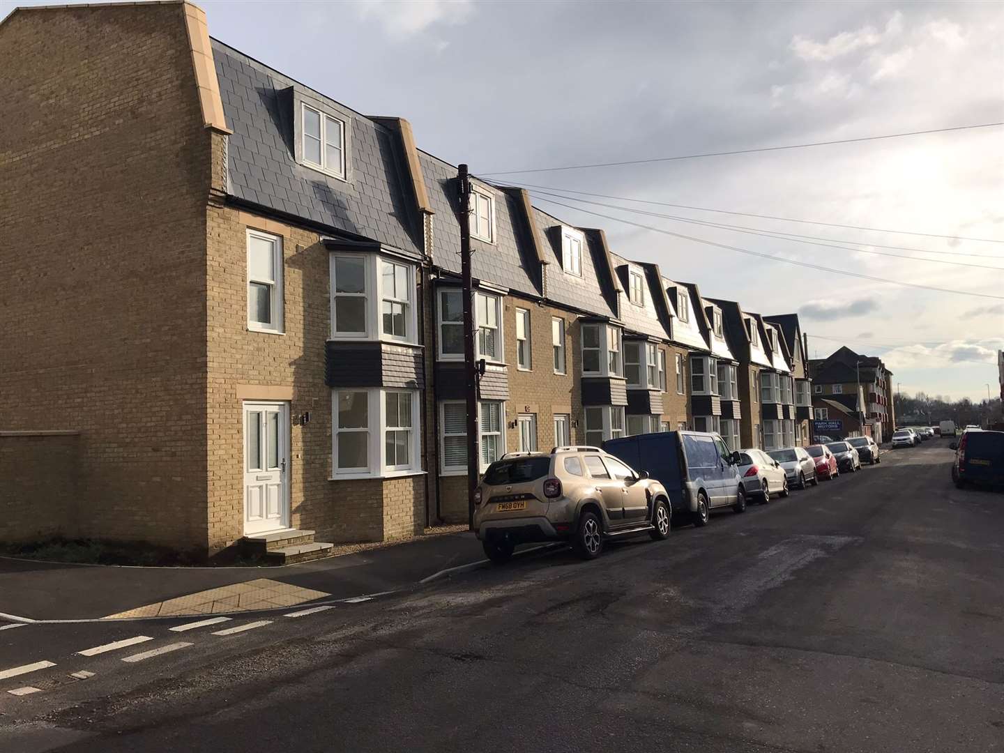 Homes built on the Herne Bay bus depot site in Richmond Street