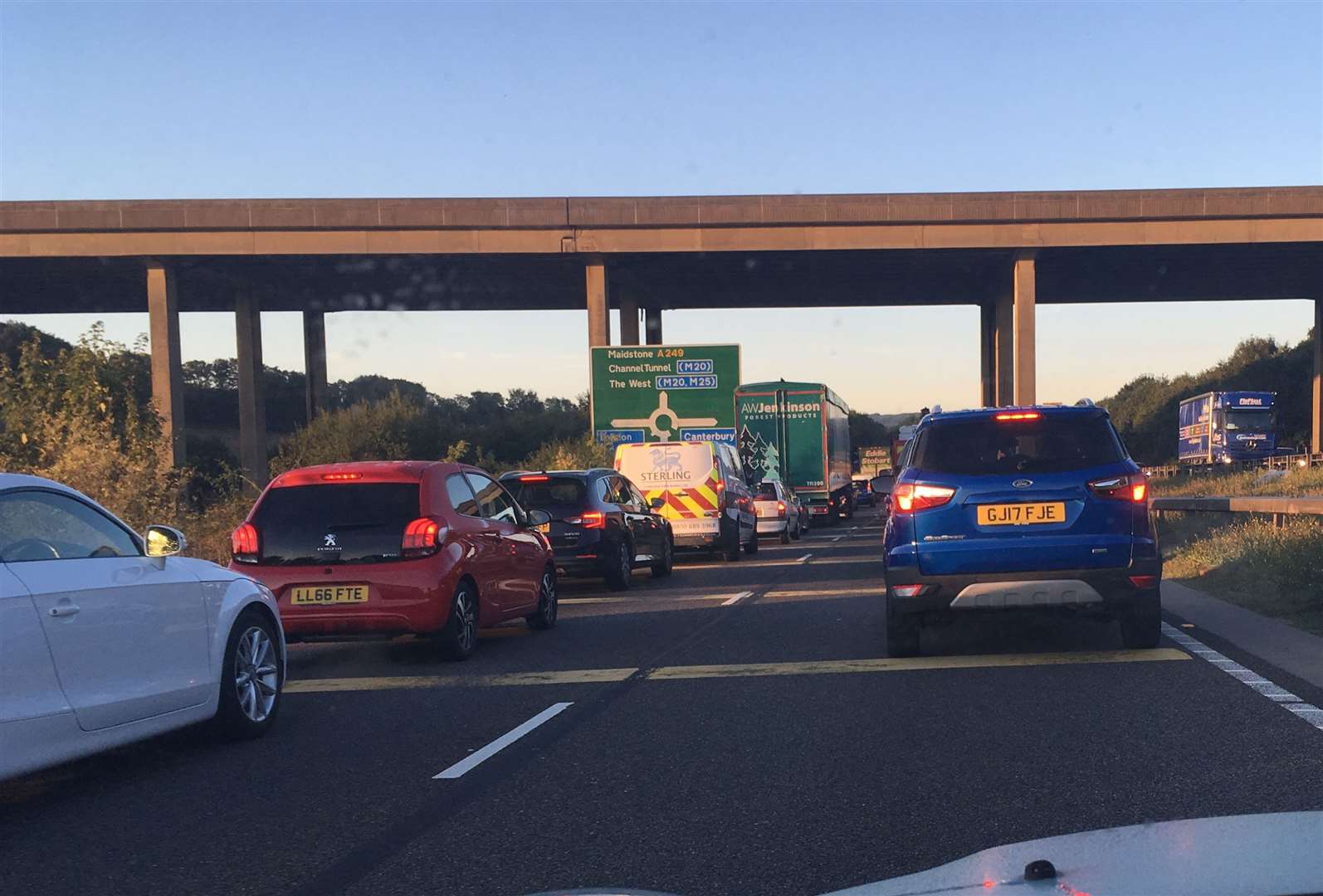 Drivers experience large queues and heavy congestion at the roundabout on a daily basis