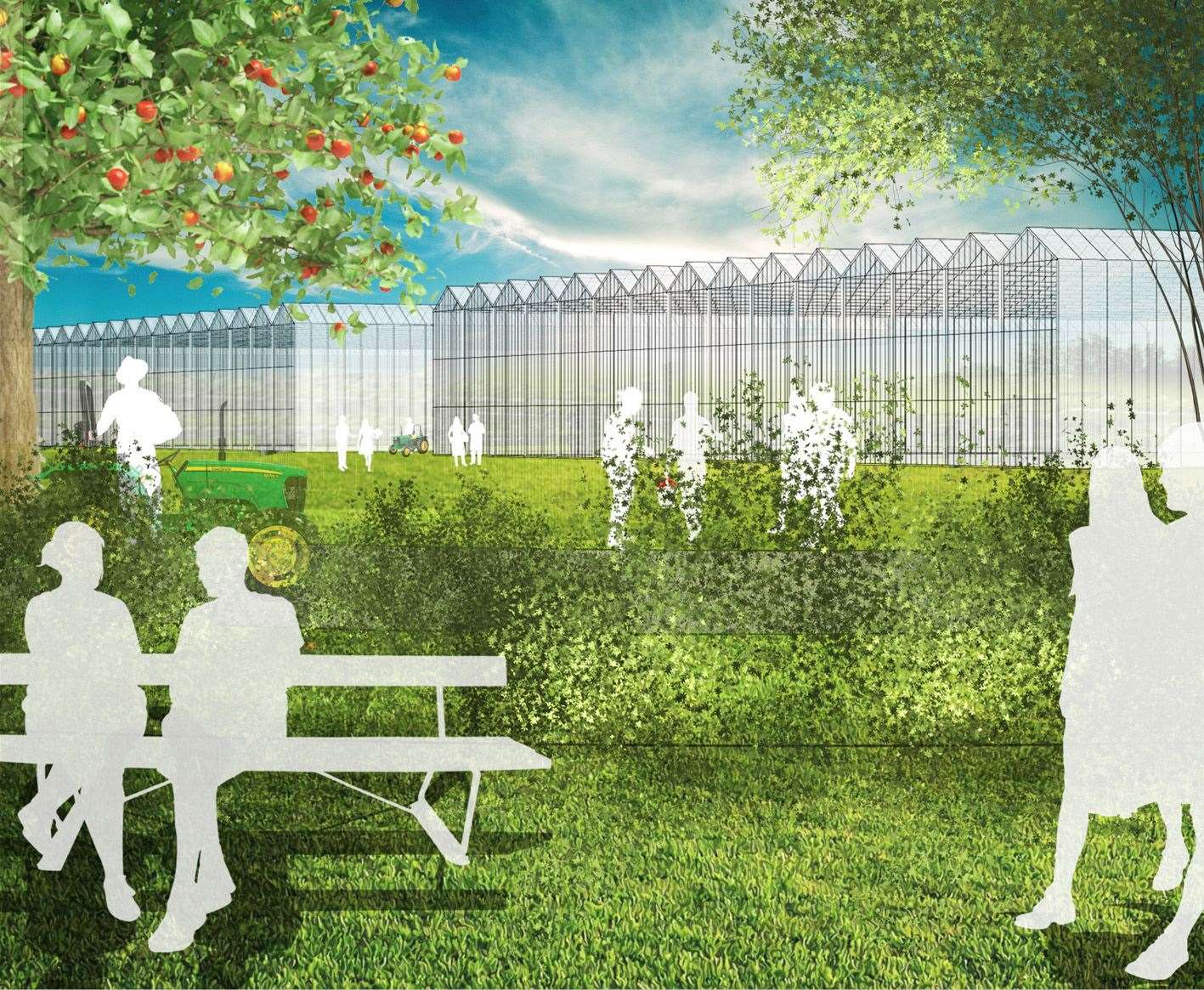 How the advanced horticultural technology zone could look