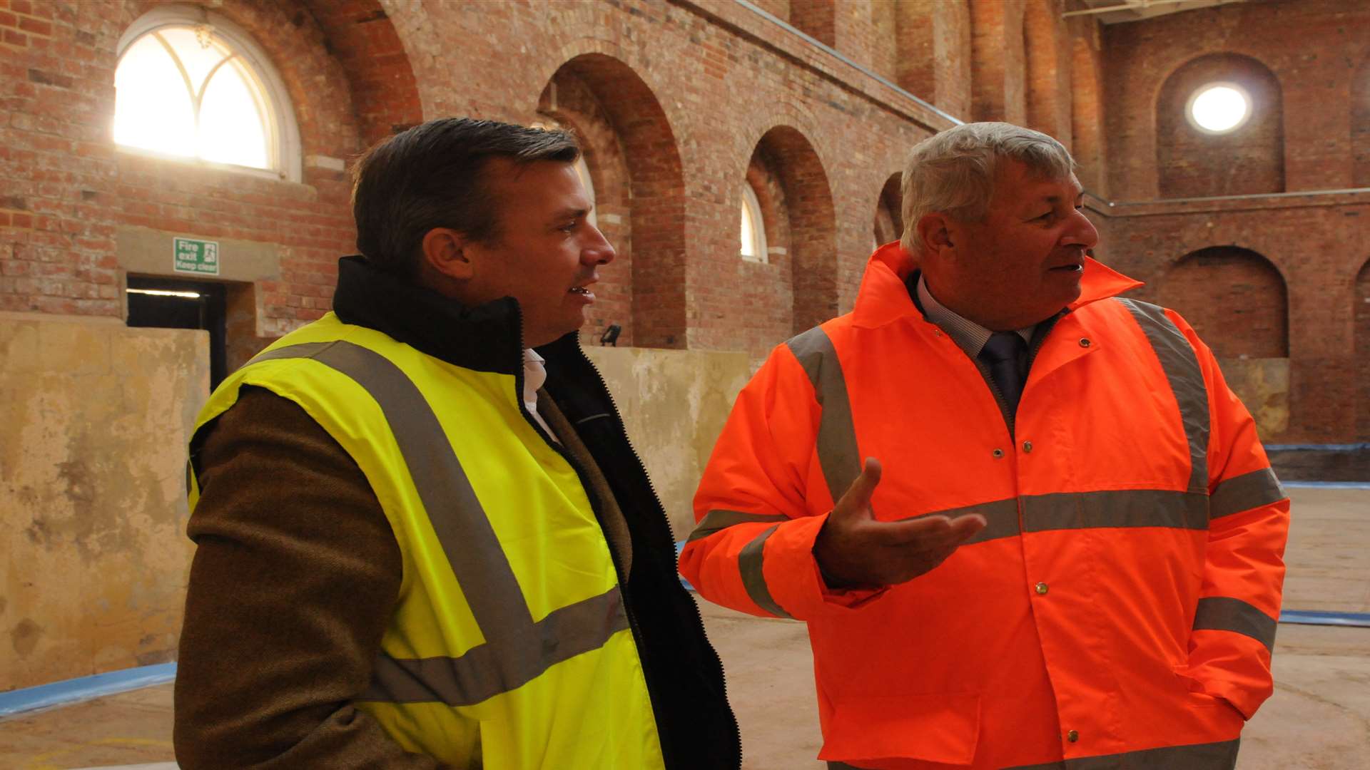 Distillery owners Matthew (left) and Bob Russell (right).