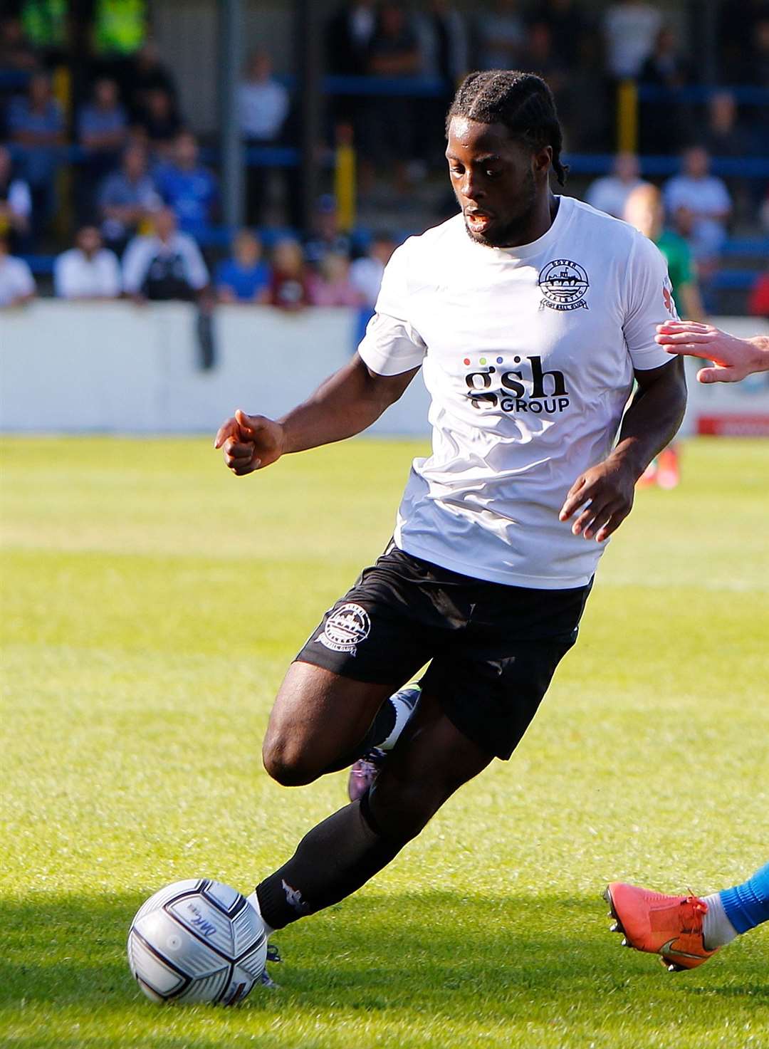 Travis Gregory returned from injury in Dover's 2-1 defeat to Barnet. Picture: Andy Jones