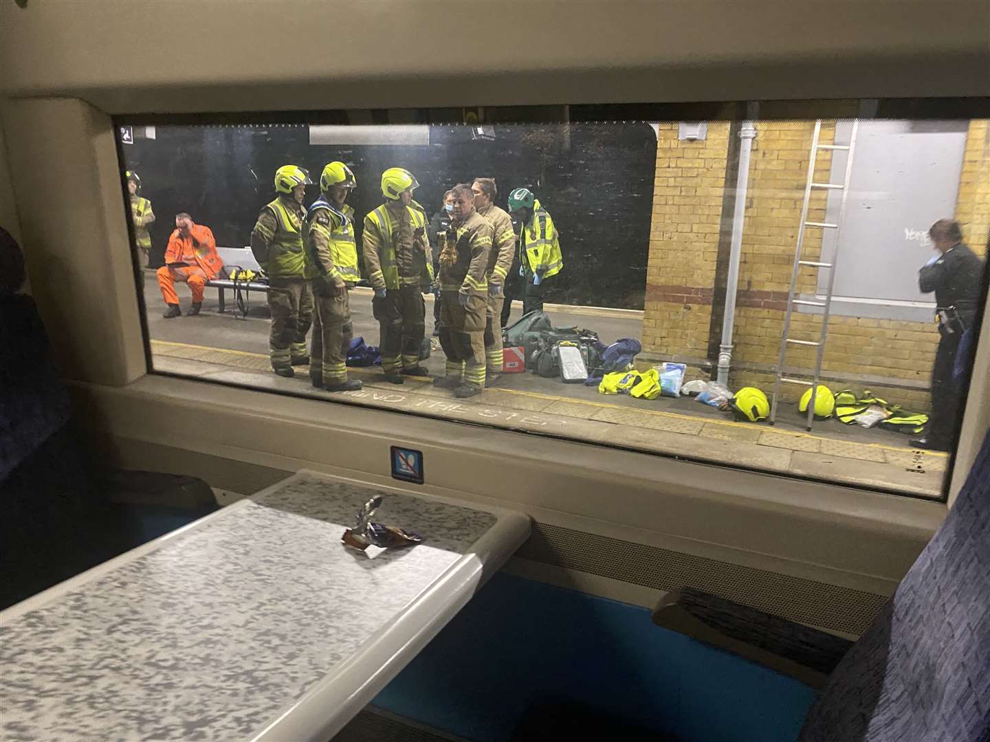 Emergency services were called to Bickley station yesterday