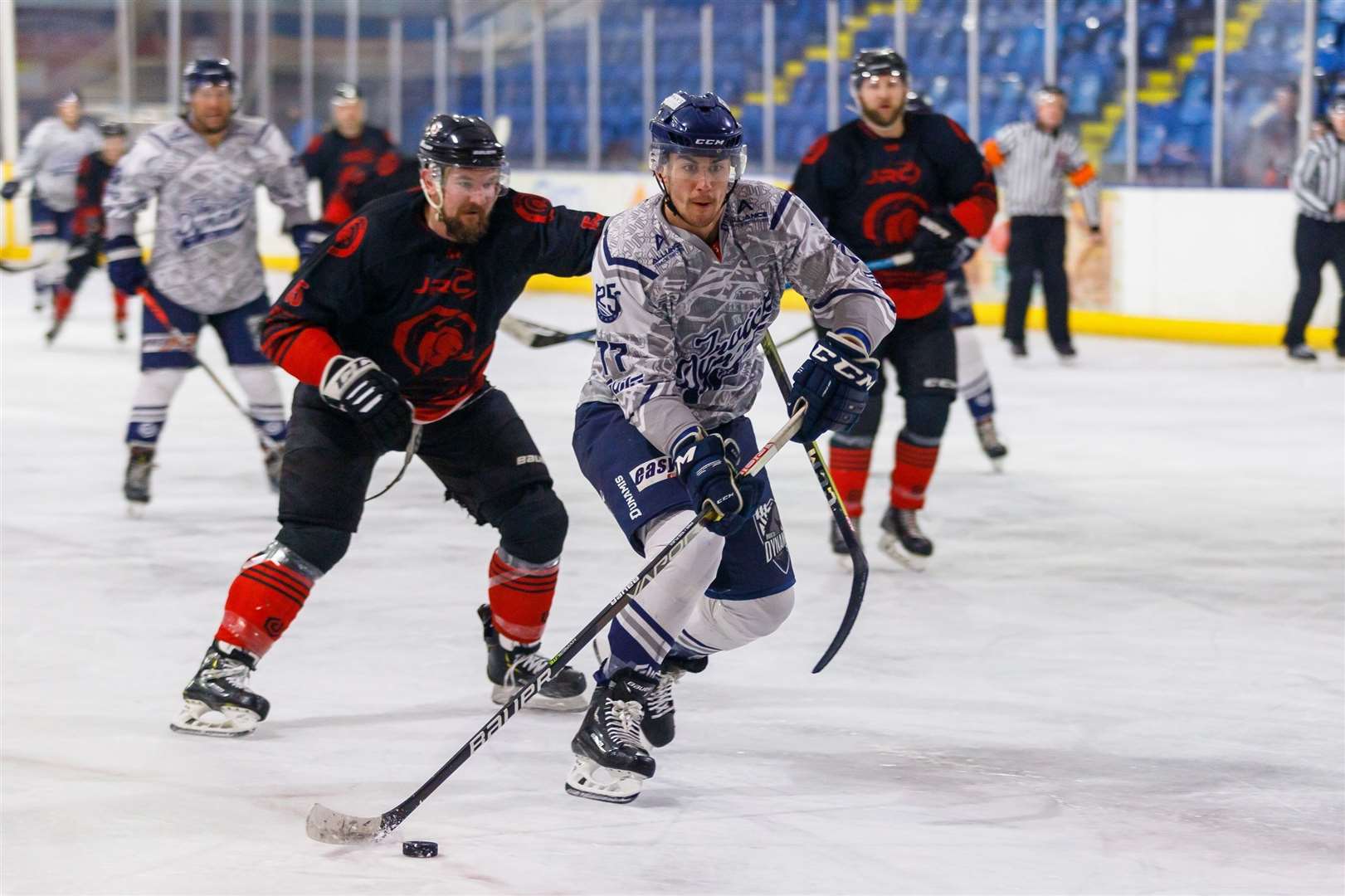 Two goals on Sunday from Richard Harris as Invicta Dynamos beat Solent Devils Picture: David Trevallion