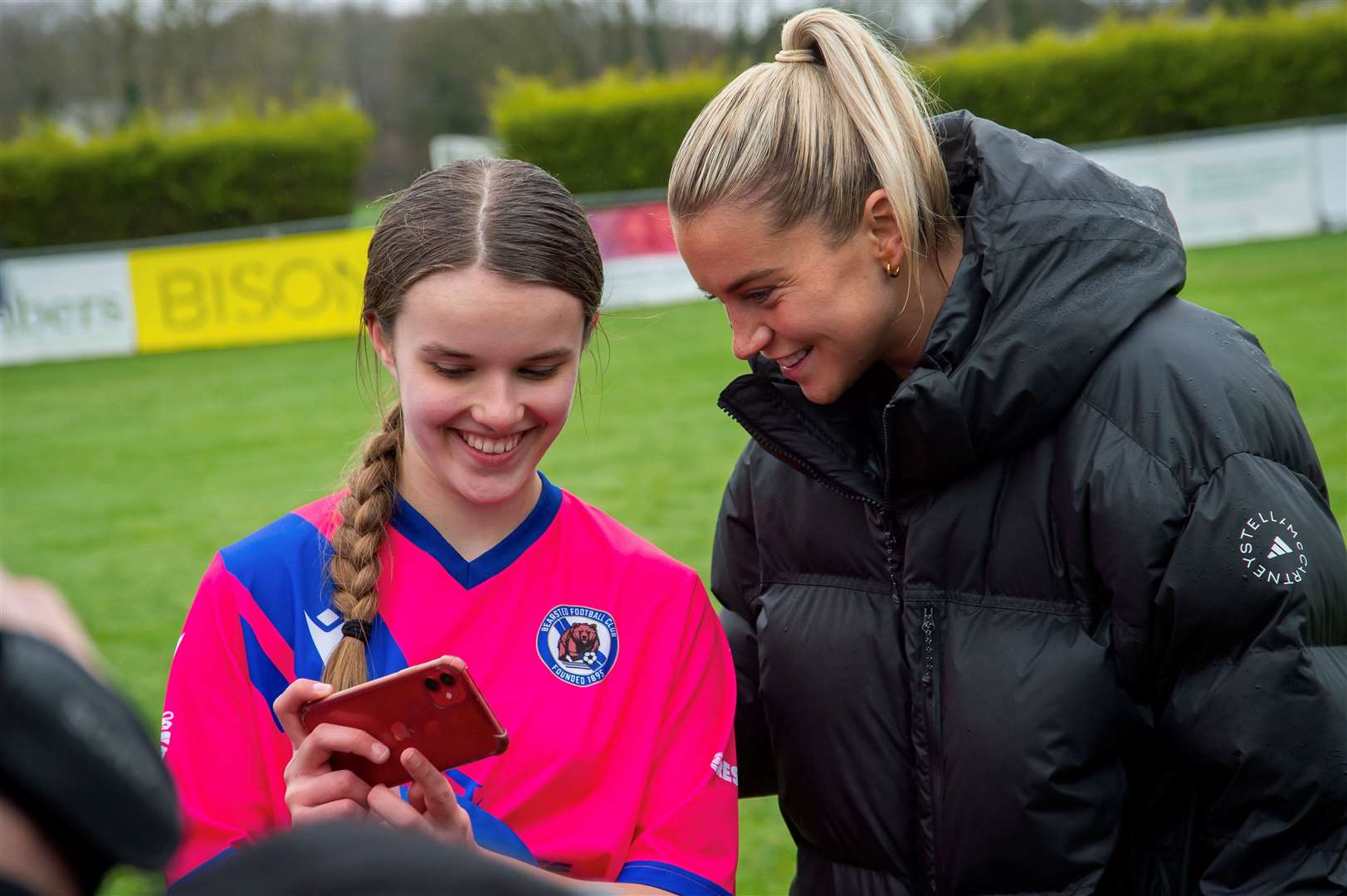 Alessia Russo poses for a selfie. Picture: Ian Scammell