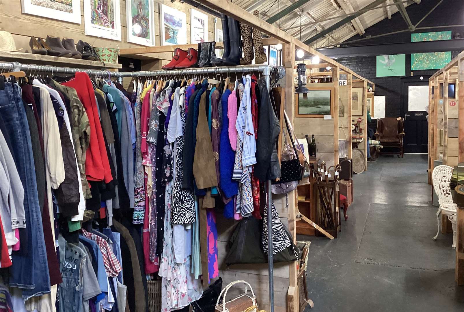 Inside Sid's Emporium in East Cross, Tenterden