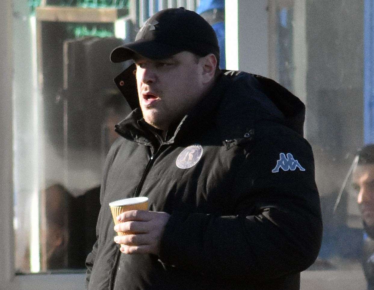 Herne Bay manager Ben Smith. Picture: Randolph File