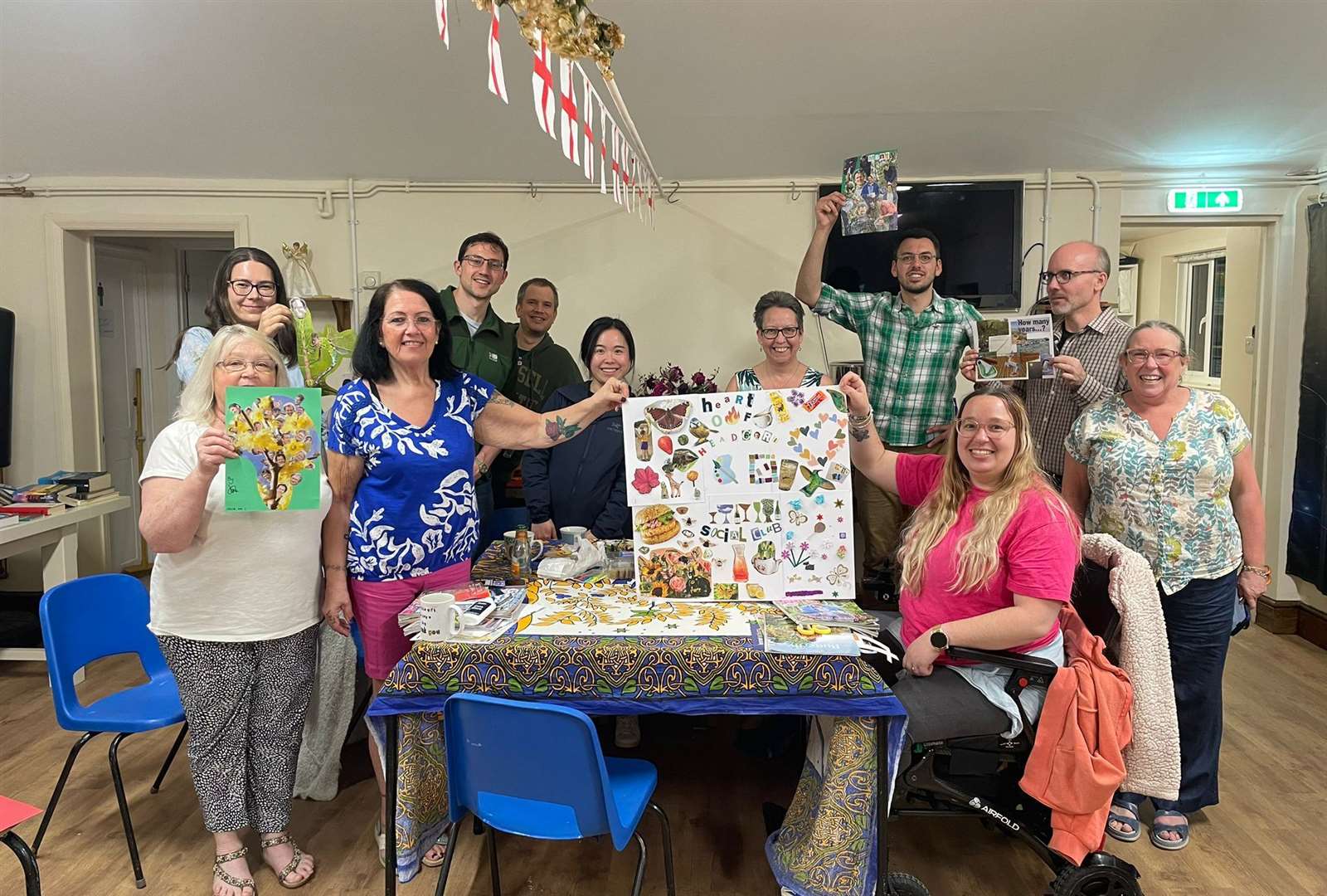 A meeting of Headcorn Social Club at the community hub