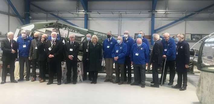 MAPS patron Queen Camilla on a visit to the workshop