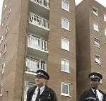 Police at the scene of the tragedy. Picture: GRANT FALVEY