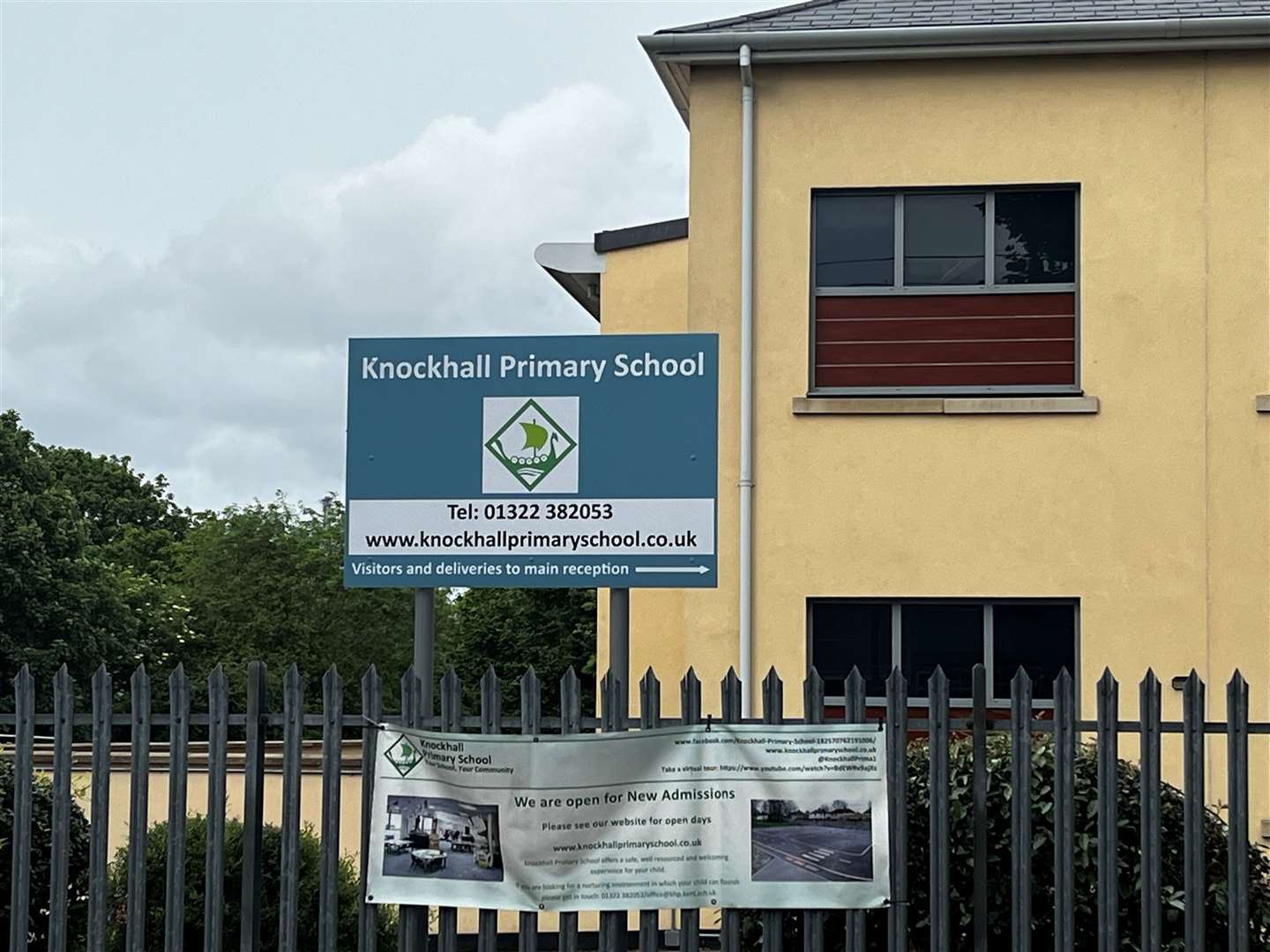 A termination warning has been sent to the trust which runs Knockhall Primary School in Greenhithe