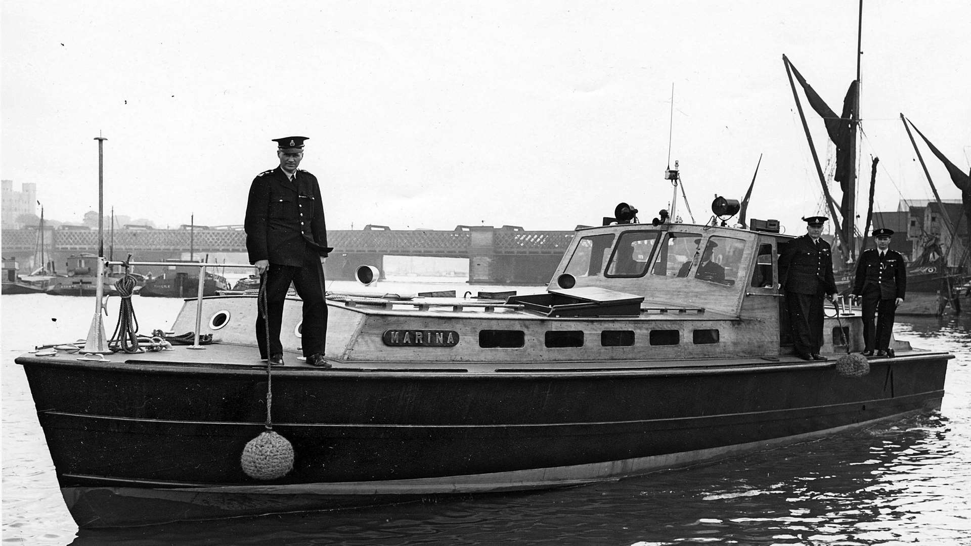 The Medway River Police who were based at Strood Pier. Picture: Roger Smoothy