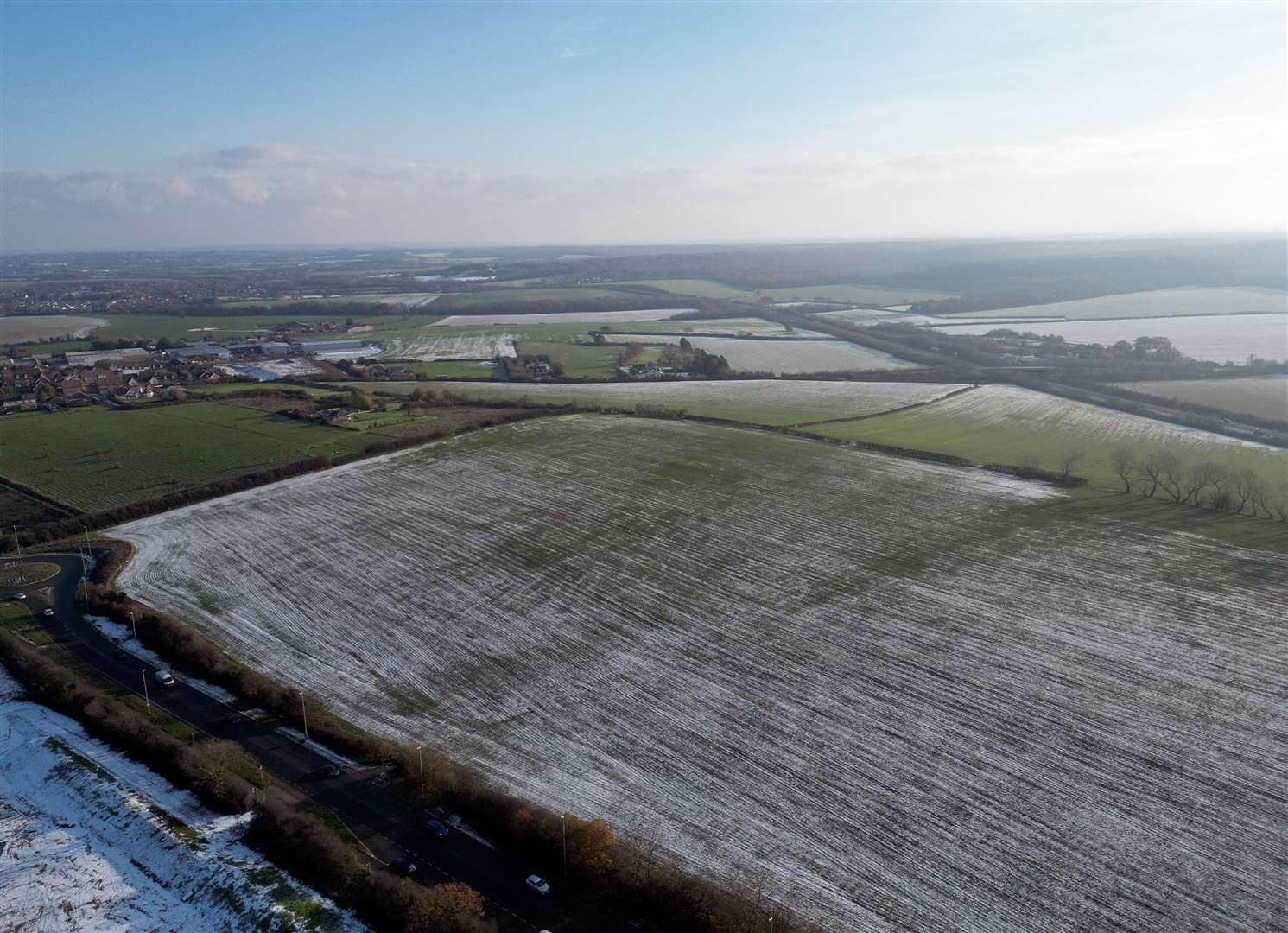 The proposed Benacre View development site off the Old Thanet Way at Whitstable. Picture: Barry Goodwin