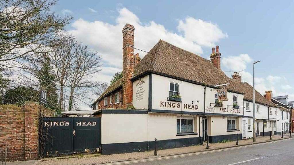 The 600-year-old King's Head in Wincheap is up for sale and is believed to have been one of Kent’s longest-running inns before it shut in 2022Picture: Fleurets